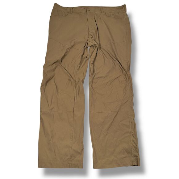 Mountain Hardwear Ripstop Pant Men’s 42 X 32 Brown Nylon Stretch Pockets Outdoor - Picture 1 of 11